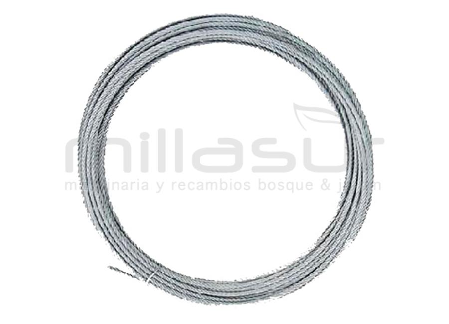 ROLLO CABLE TRENZADO TIPO EMBRAGUE 1 mm X 25 m. (19 ALAMBRES)