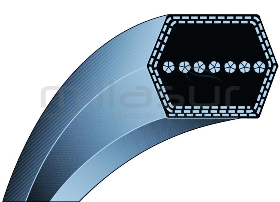 CORREA CORTE AA116,5 - 12,7 x 2959  - VIKING MT6127