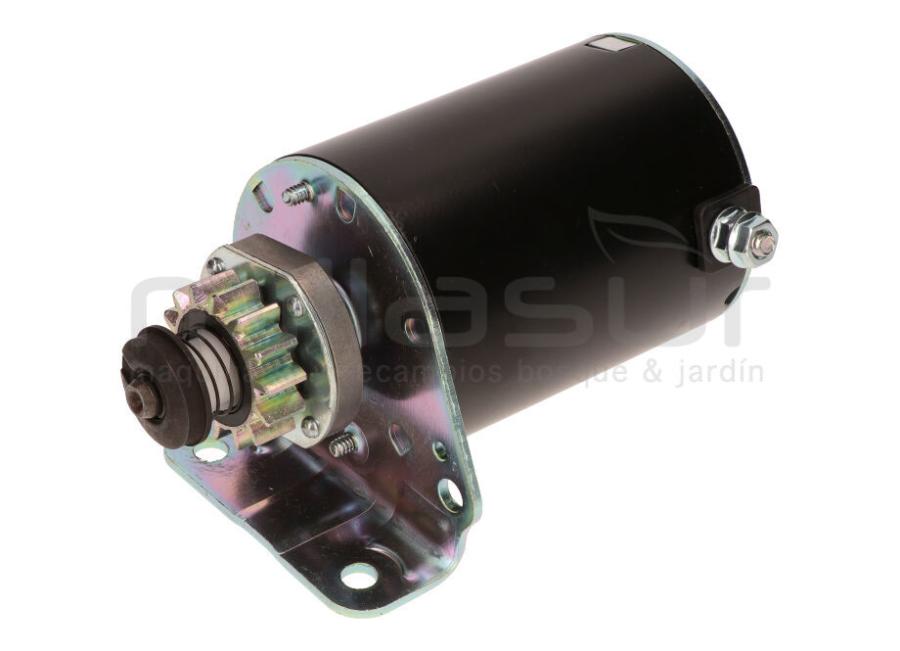 MOTOR ARRANQUE ELECTRICO B&S 16-19HP - CAJA 92mm, PIÑÓN METALICO, 14 DIENTES