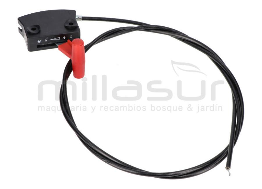 MANDO ACELERADOR PALANCA ROJA CABLE DE 1,8M