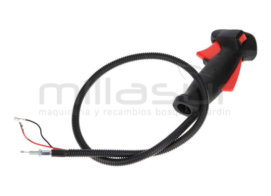 MANDO ACELERADOR UNIVERSAL PARA MANILLAR DE 22 (900mm CABLE - Ø22mm ROSCA) - D43B D52B
