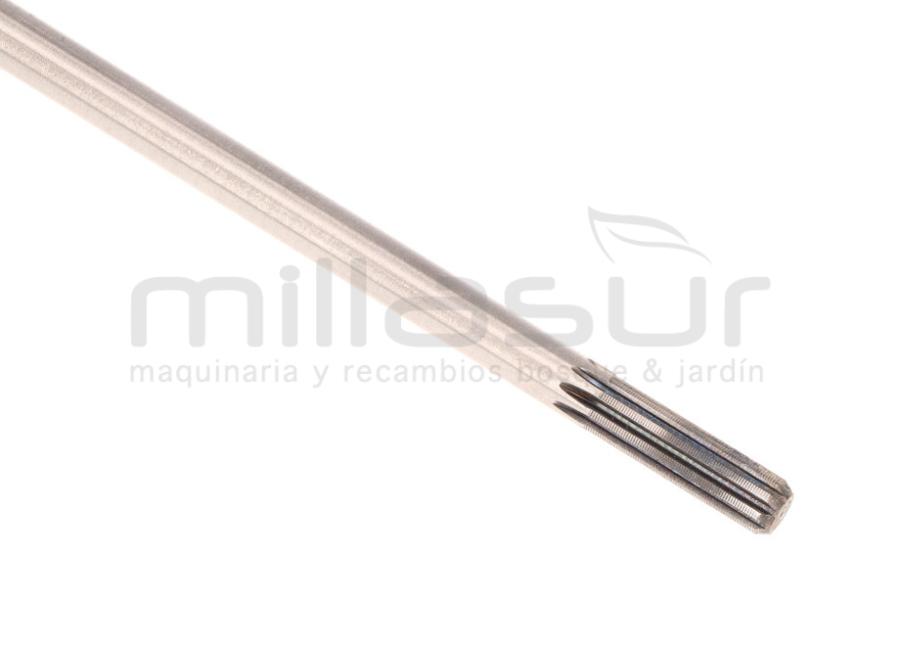 EJE DESBROZADORA 9E 8mm x 1540mm (barra 28/26mm.)