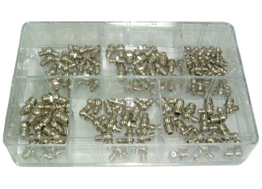 CAJA ENGRASADORES ( PULGADAS )  - 110 PIEZAS