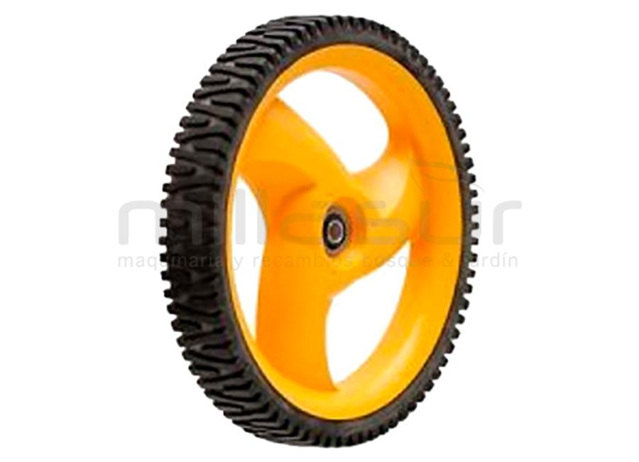 RUEDA CORTACESPED MC CULLOCH M4553, M5553, M6553, M7053, P4553, P5553, P6553 -  293 x 45 x 13 mm  