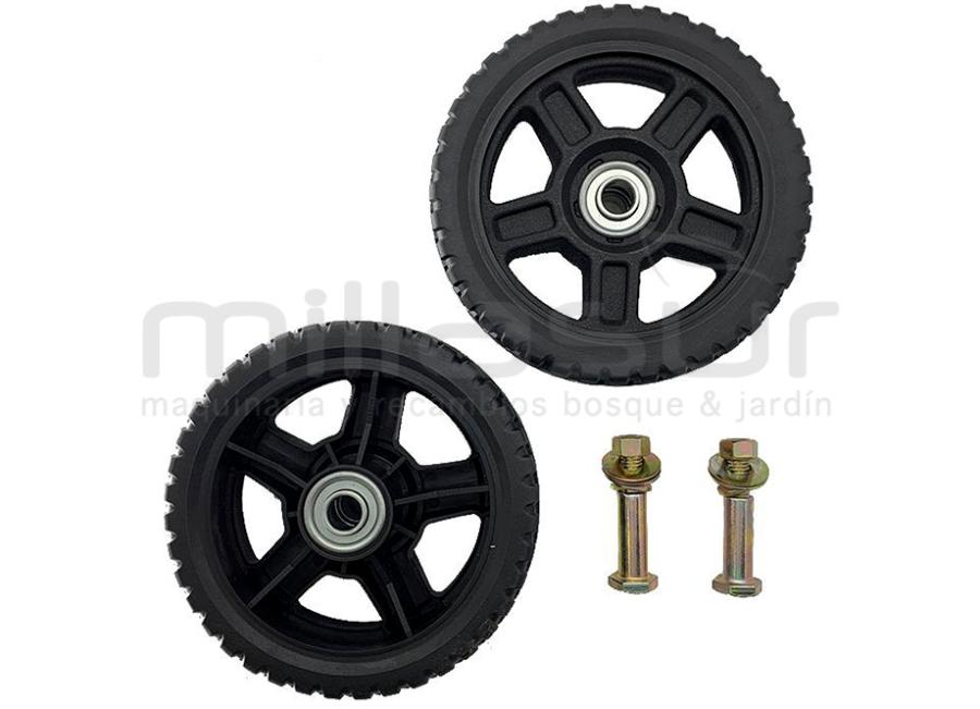 JUEGO DE RUEDAS CORTACESPED 6" - 152mm UNIVERSAL
