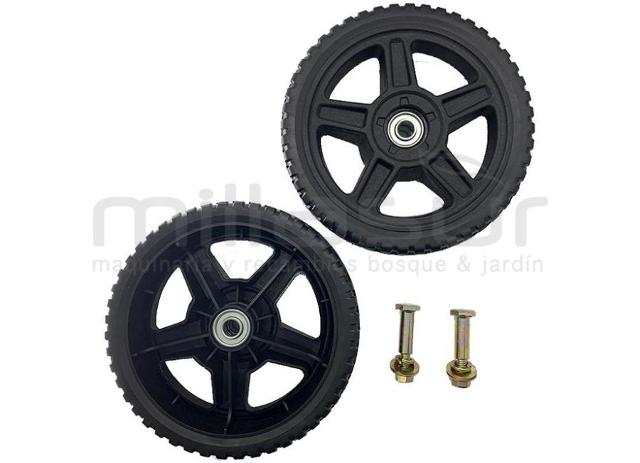JUEGO DE RUEDAS CORTACESPED 8" - 203mm UNIVERSAL