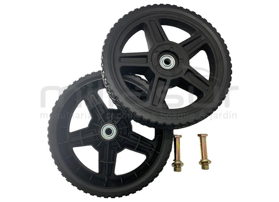 JUEGO DE RUEDAS CORTACESPED 10" - 254mm UNIVERSAL