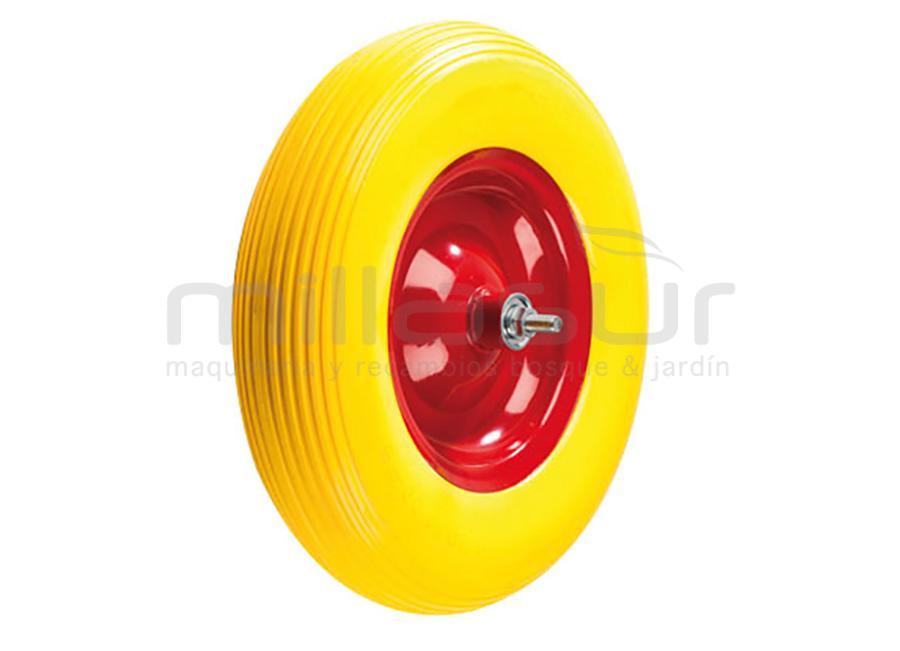RUEDA CARRETILLA COMPL. LLANTA 2.50x8 NEUM. 4.80/4.00-8 - ANTIPINCHAZOS