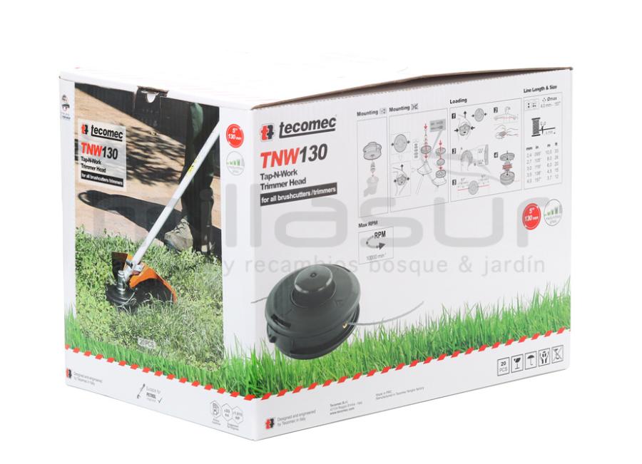 CAJA EXPOSITORA DE 20 CABEZALES TAP-N-GO TNW130 UNIVERSAL