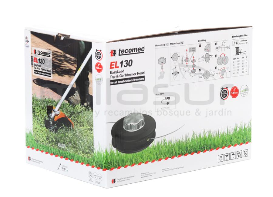 CAJA EXPOSITORA DE 20 CABEZALES TAP-N-GO CARGA RÁPIDA EL130 UNIVERSAL 55-1280