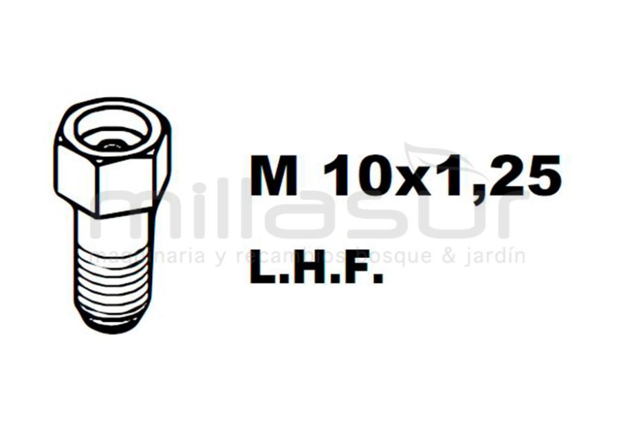 ADAPTADOR PT130 10x1,25 Izq/Hembra