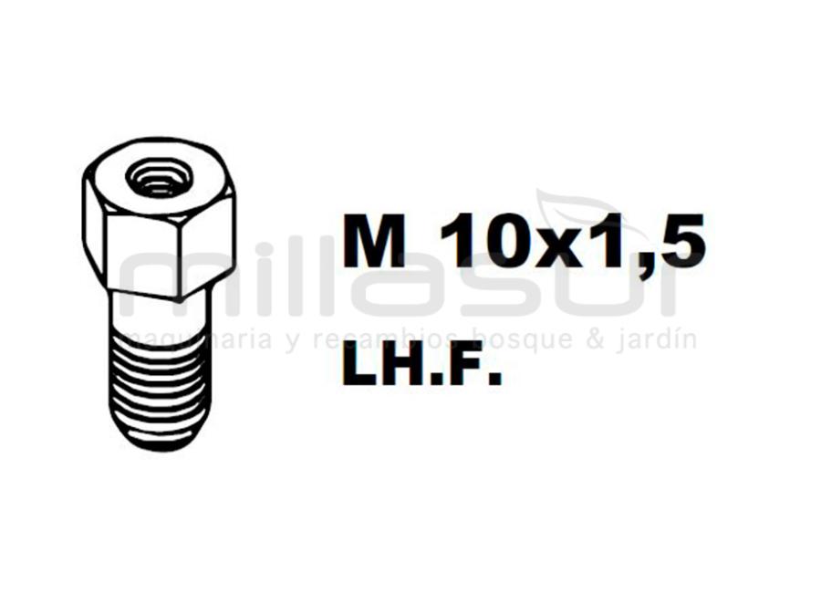 ADAPTADOR PT130 10x1,5 Izq/Hembra