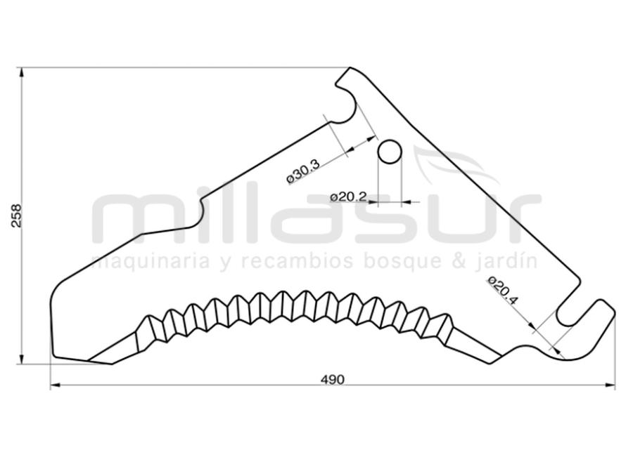 CUCHILLA AUTOCARGADOR BERGMANN
