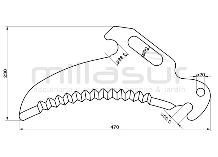 CUCHILLA AUTOCARGADOR CLAAS