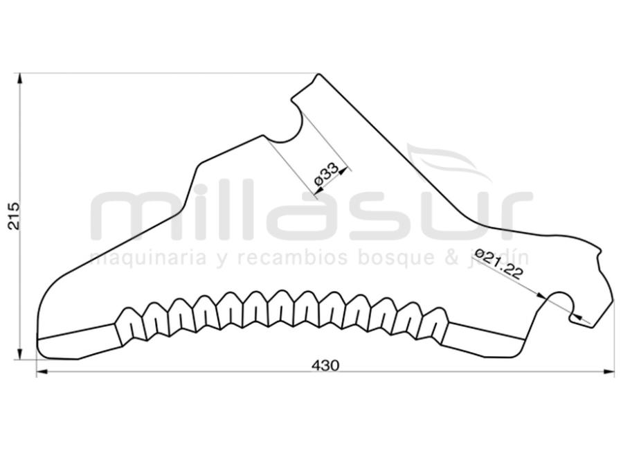 CUCHILLA AUTOCARGADOR POTTINGER