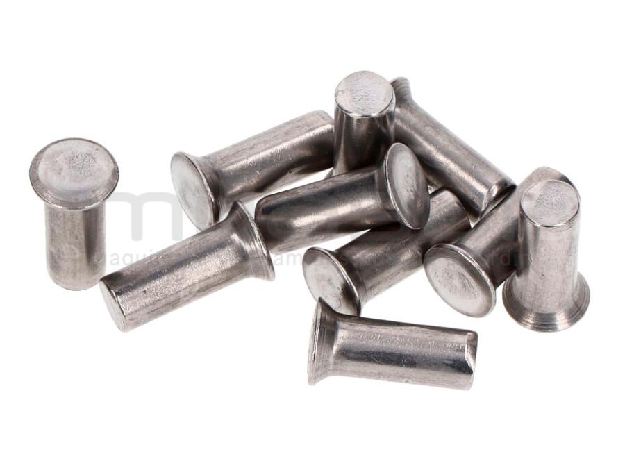 BOLSA DE 10 REMACHES CABEZA AVELLANADA 6x20mm