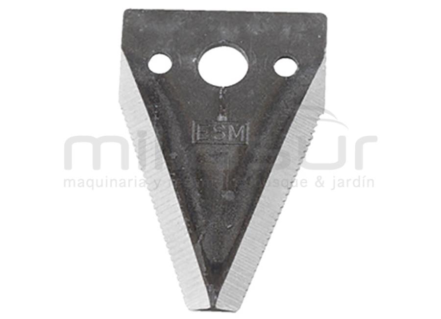 CUCHILLA PEINE ESM (80x50x2,6mm - 32mm entre agujeros)
