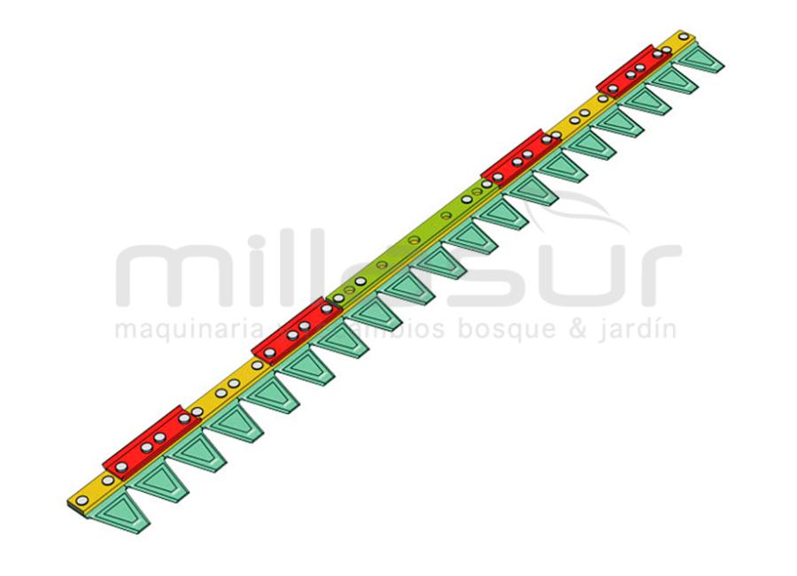 PEINE COMPLETO SEGADORA ESM 2491200 - 910mm 18CUCHILLAS 2x50,8 + 2x152,4 B ( 249-120)