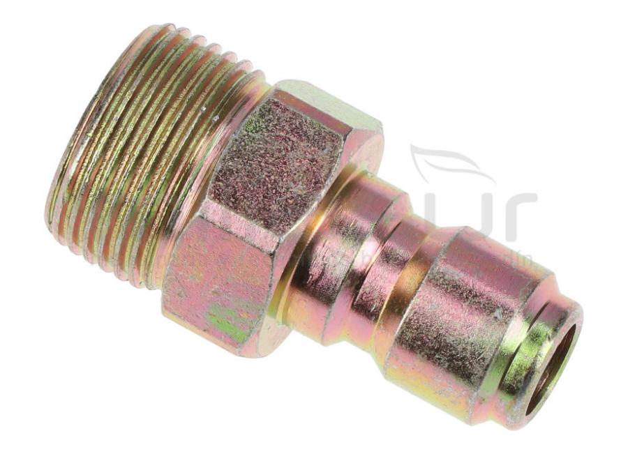 CONECTOR MANGUERA HIDROLIMPIADORA 3/8" MACHO RAPIDO - 22MM MACHO