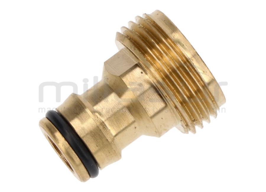 CONECTOR LATON MANGUERA PARA GRIFO 3/4" MACHO - ENCHUFE RAPIDO