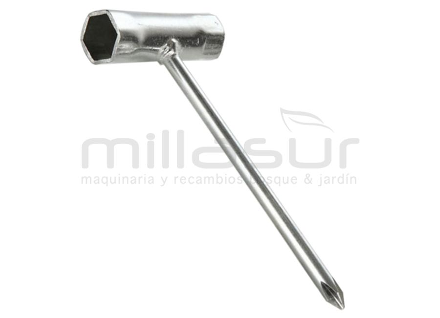 LLAVE DE BUJIAS 13-19 X 80 X 180 ESTRELLA