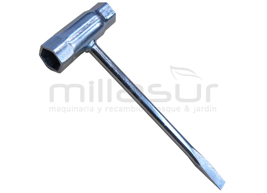 LLAVE BUJIAS 16 mm x 13 mm ( PARA BUJIA 99-1133 )