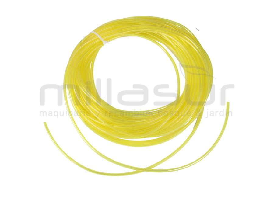 TUBO GASOL. AMARILLO ECO (int. 2,4 - ext. 4,8) 15 m