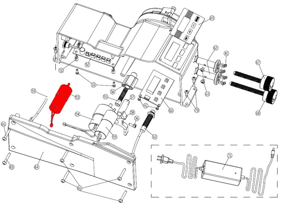 MOTOR LEVA AFILADORA  99-1345 (53)