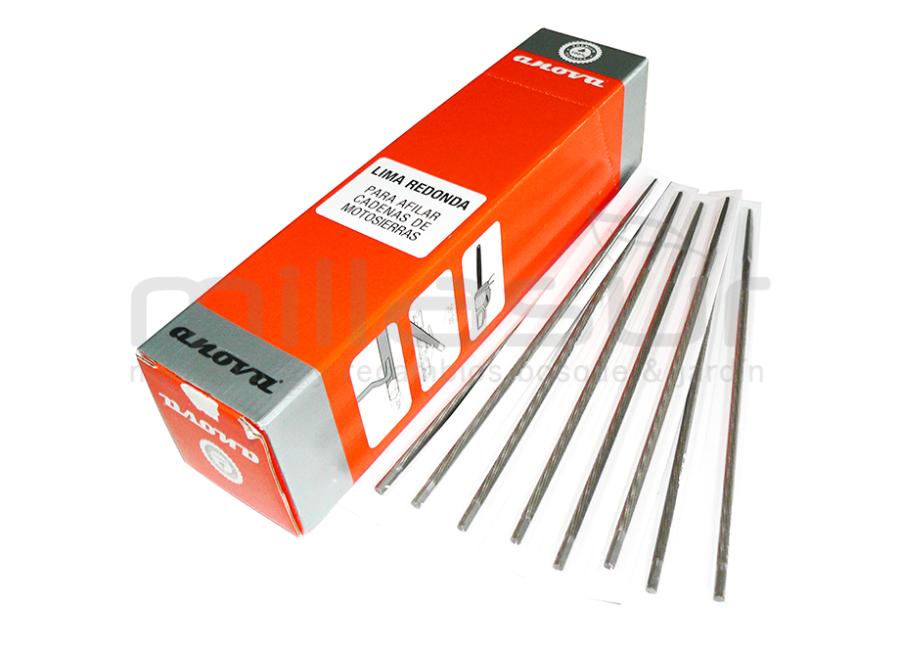 LIMA ANOVA 4,8 mm. - 3/16" (36 UNIDADES POR CAJA)