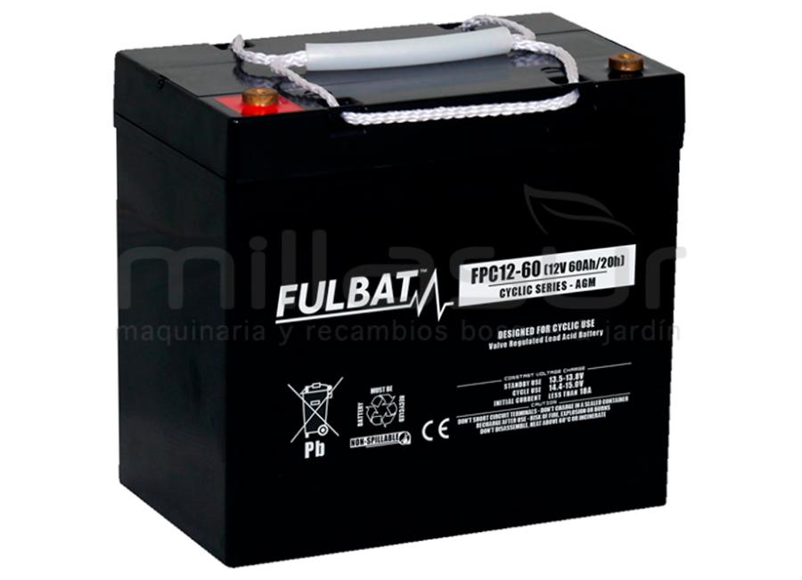 BATERIA CICLICA AGM FPC12-60 12V 60 Ah. ( 229 x 138 x 230 ) 