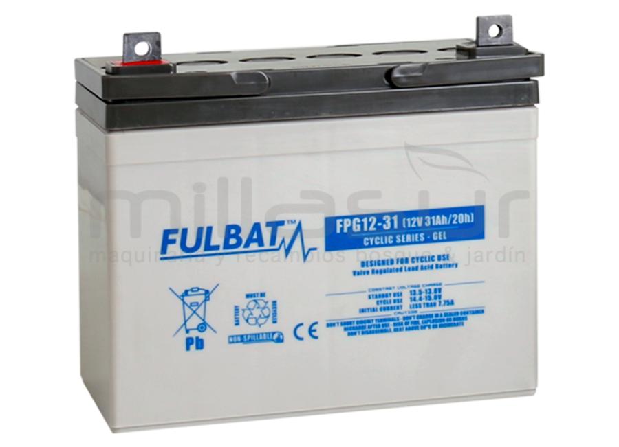 BATERIA CICLICA GEL FPG12-31 12V 31 Ah.( 195 x 130 x 178 ) 
