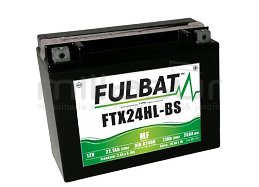 BATERIA MOTO FTX24HL-BS 12V LIBRE MANTENIMIENTO 21Ah ( 205 x 87 x 162) +DER. 