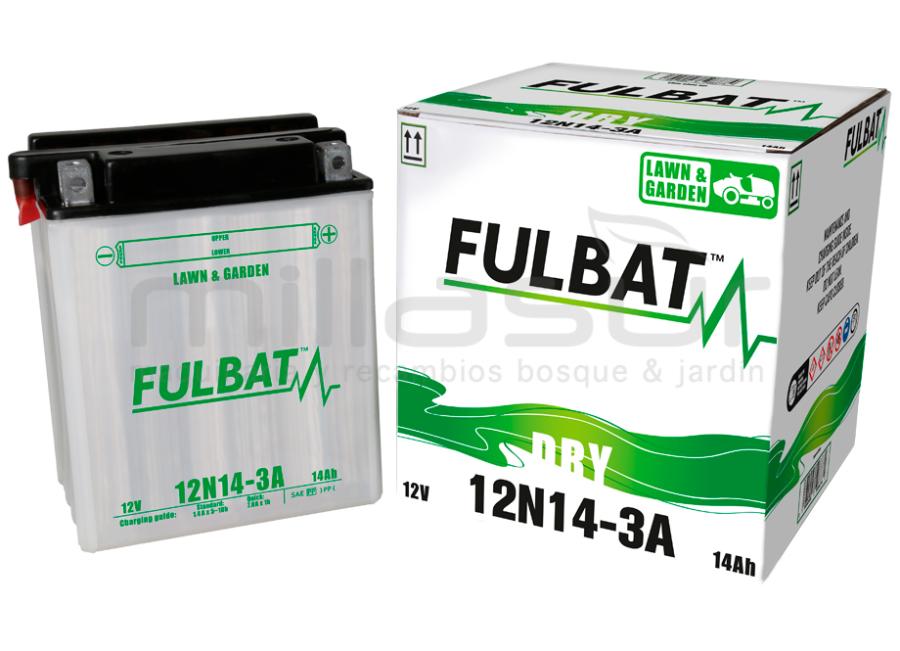BATERIA ACIDO 12N14-3A 14AH ( 134 x 89 x 166 )  + DER 