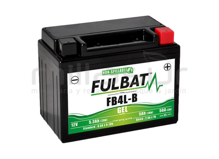 BATERIA MOTO FB4L-B ACIDO 4.2Ah (120 X 70 X 92) +DER 