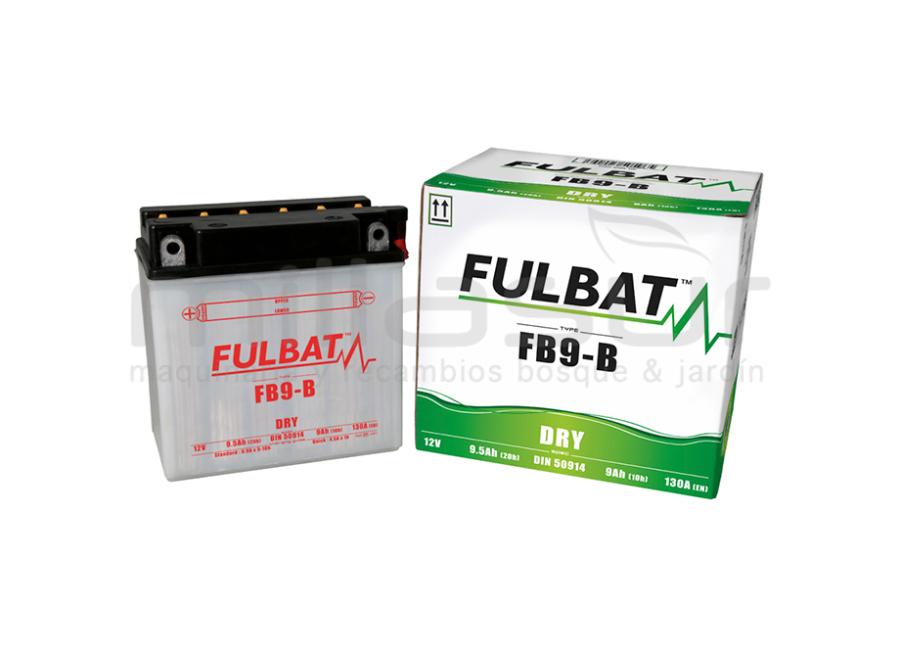 BATERIA MOTO FB9-B ACIDO 9.5Ah (135 X 75 X 139) -DER    ( TC 62 )