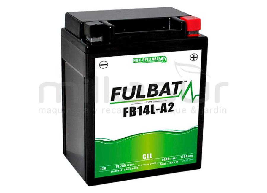 BATERIA MOTO FB14L-A2 ACIDO 14.7Ah (134 X 89 X 166) +DER