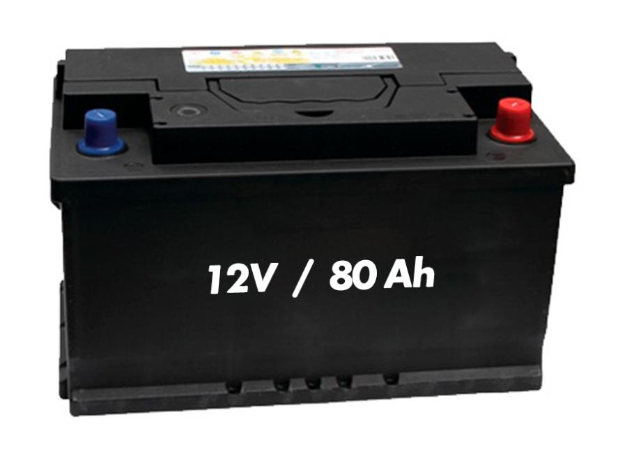 BATERIA ENDURANCE12V 80Ah - 770A +DRCH - LIBRE MANTENIMIENTO C/ INDICADOR ( 353 x 175 x 175 )