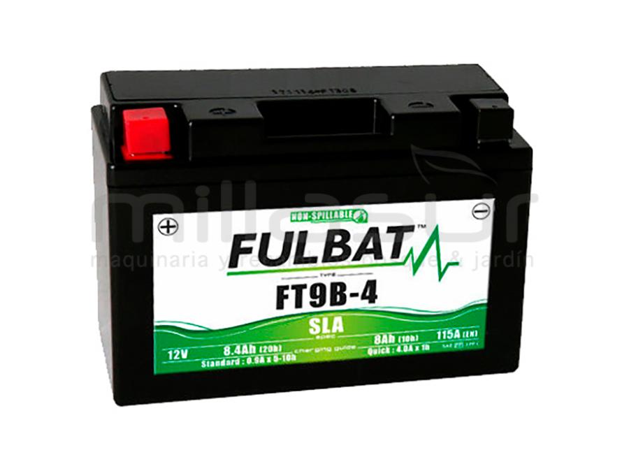 BATERIA MOTO FT9B-4 SLA 12V LIBRE MANTENIMIENTO 8.Ah (150 x 68 x 105) -DER. 