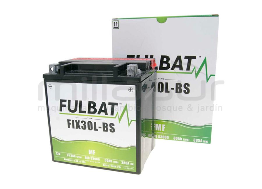 BATERIA MOTO FIX30L-BS MF 30Ah (165 X 125 X 175) +DER 
