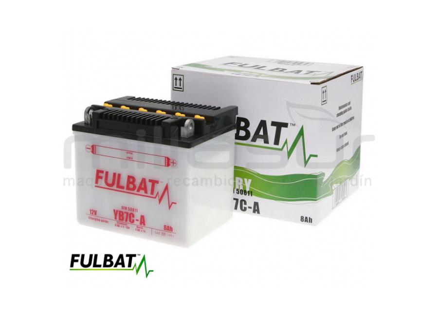 BATERIA MOTO FB7C-A DRY 8Ah (130 X 90 X 114) +DER 