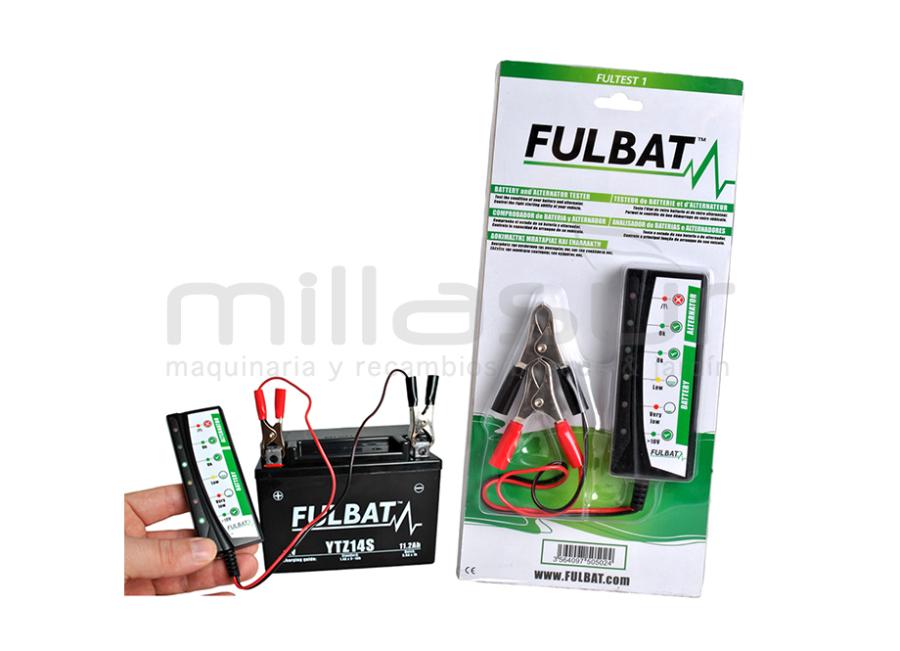 COMPROBADOR DE BATERIA Y ALTERNADOR FULTEST 1
