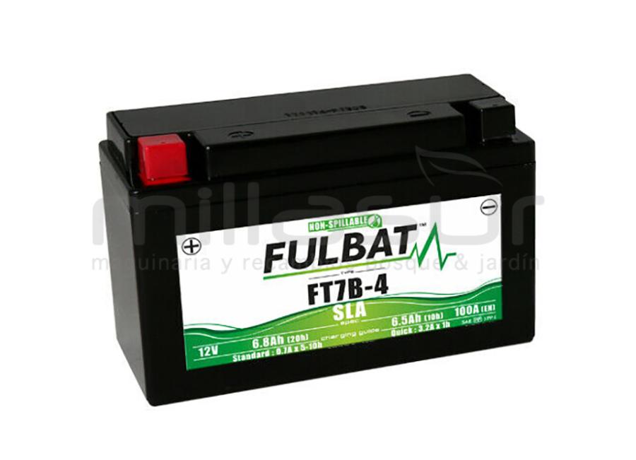 BATERIA MOTO FT7B-4 12V SLA 6.5Ah (150 x 65 x 93 ) -DER. 