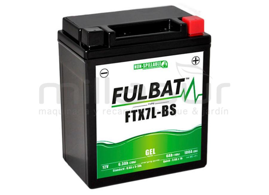 BATERIA MOTO FTX7L-BS 12V LIBRE MANTENIMIENTO 6.3Ah (113 x 70 x 130) +DER. 