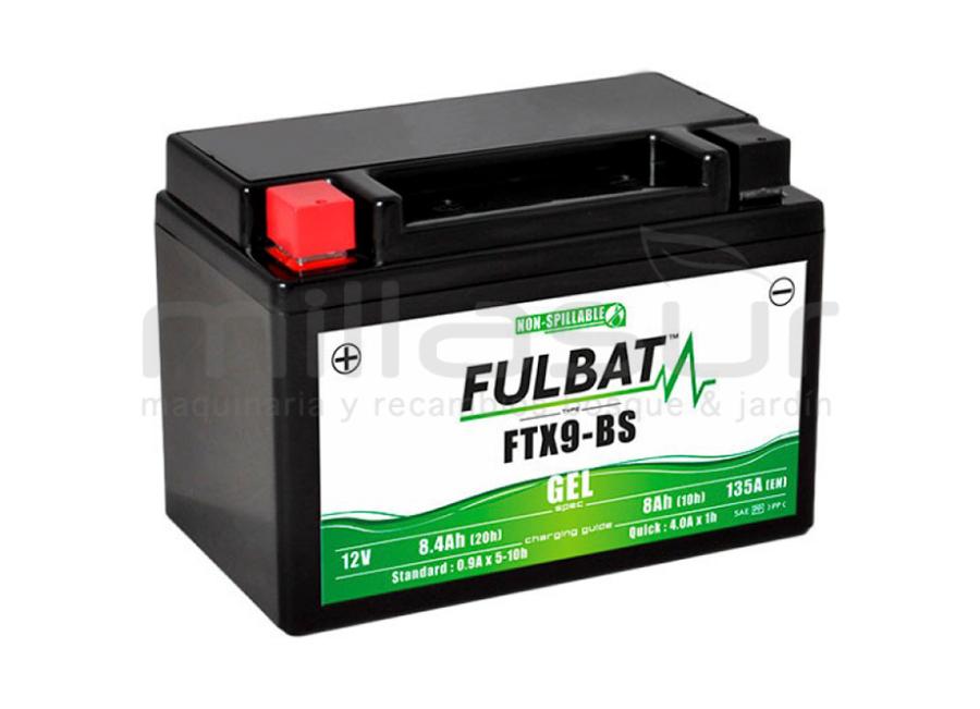 BATERIA MOTO FTX9-BS 12V LIBRE MANTENIMIENTO 8.4Ah (150 x 87 x 105) -DER.