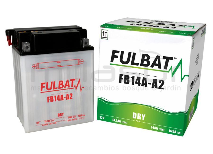 BATERIA MOTO FB14A-A2 12V ACIDO 14 Ah (134 x 89 x 176) -DER. 