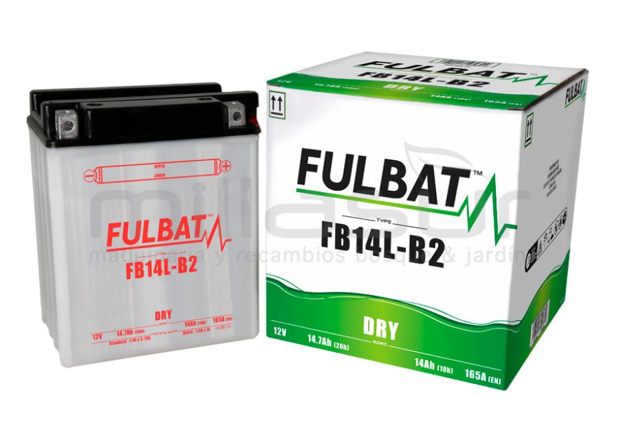 BATERIA MOTO FB14L-B2 ACIDO 14Ah (134 X 89 X 166) +DER (RESPIRO DER) 