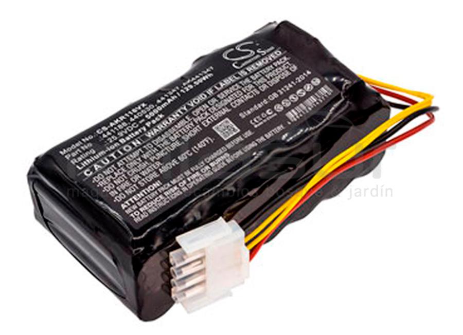 BATERIA ROBOT CORTACESPED 25,2V 5Ah Ion-Litio AL-KO ROBOLINHO 3000 / 4000 / 82.8 / 116