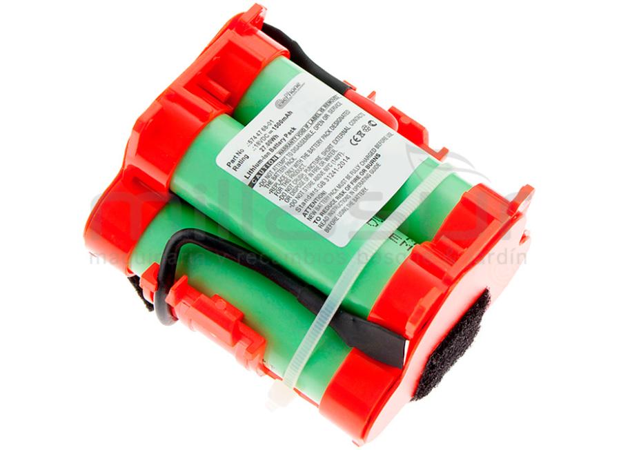 BATERIA ROBOT CORTACESPED 18V 2Ah Ion-Litio HUSQVARNA AUTOMOWER 105-305-308 MCCULLOCH GARDENA FLYMO