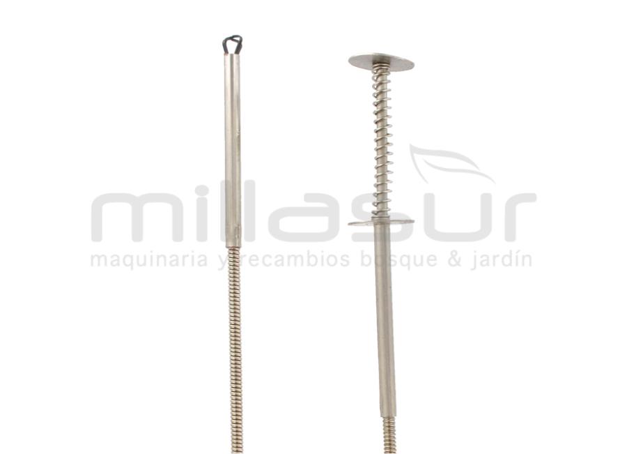 PINZA FLEXIBLE RECOGEDORA, CON RESORTE Y GANCHO  600mm