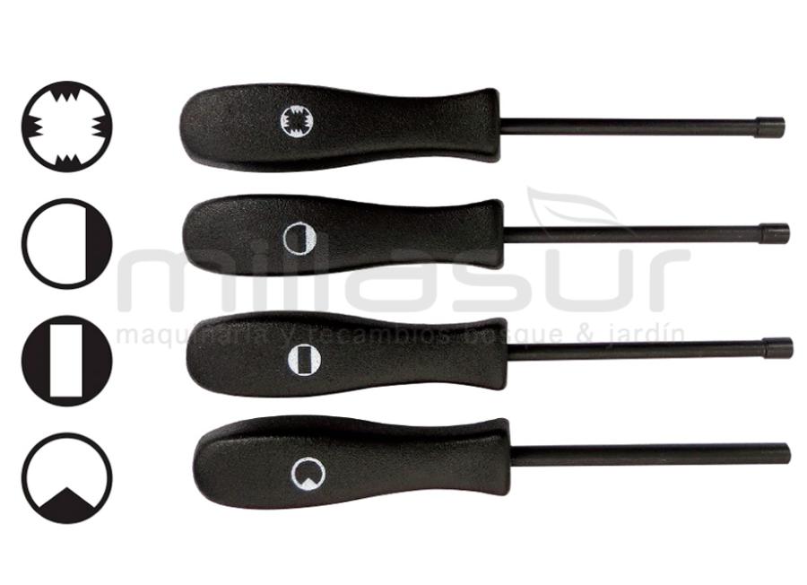 KIT 4 LLAVES REGULACION CARBURADORES